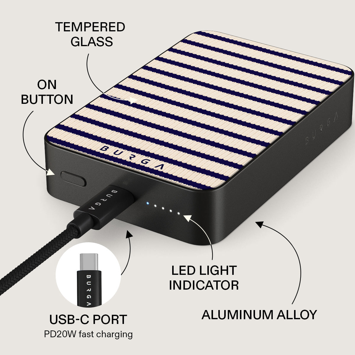 Old Money - Magnetic Power Bank
