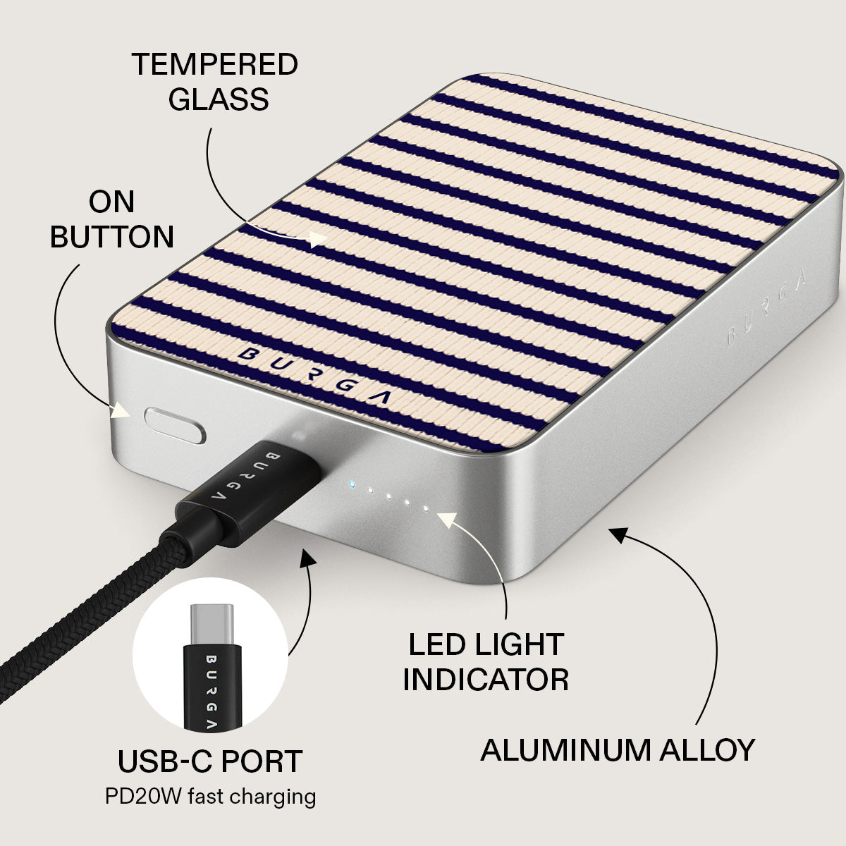 Old Money - Magnetic Power Bank