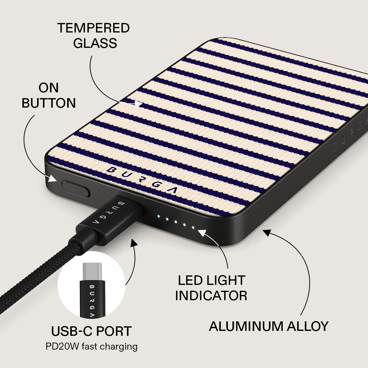 Old Money - Magnetic Power Bank