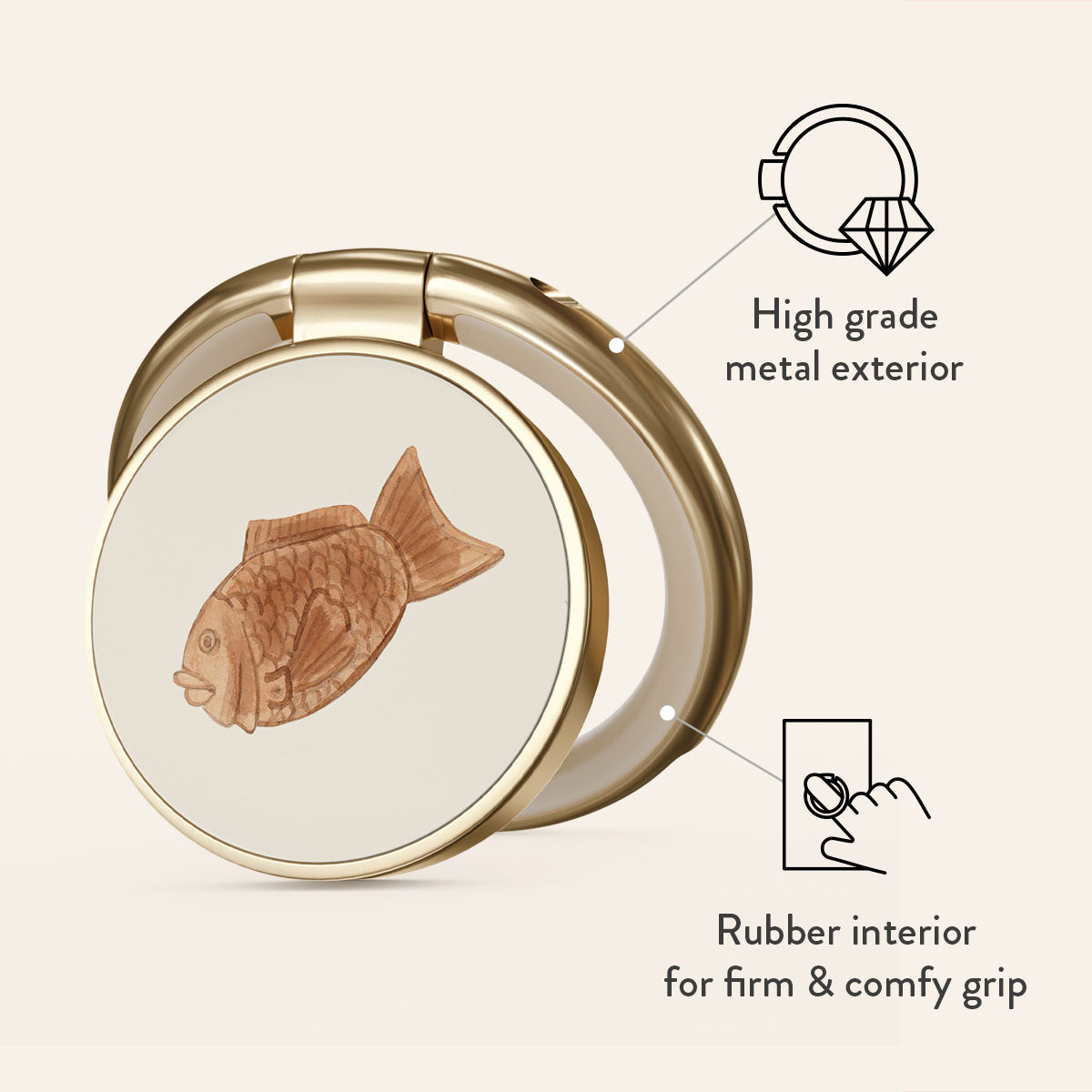 Café Haru - Adhesive Ring Holder