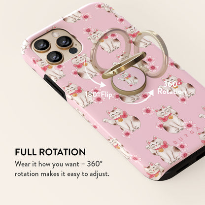 Maneki Neko - Adhesive Ring Holder