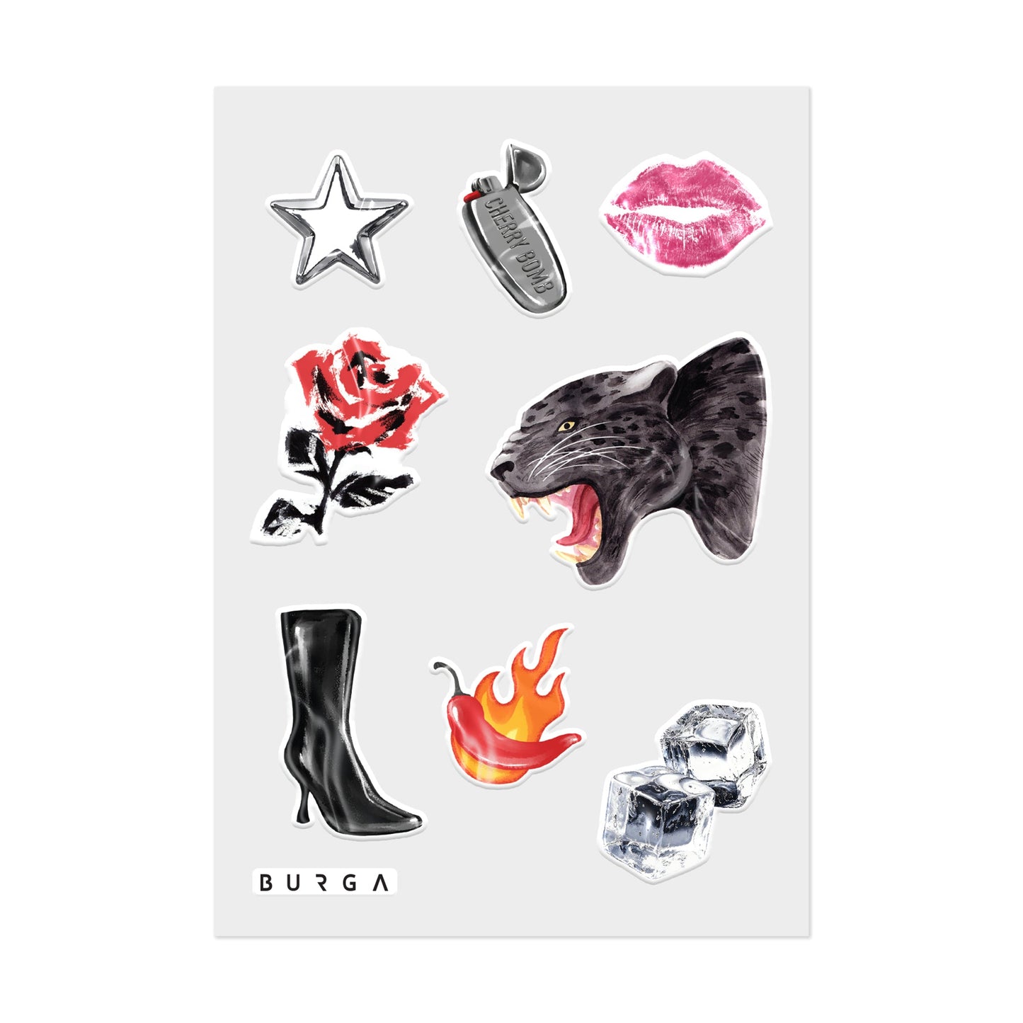 Rebel - 3D Stickers