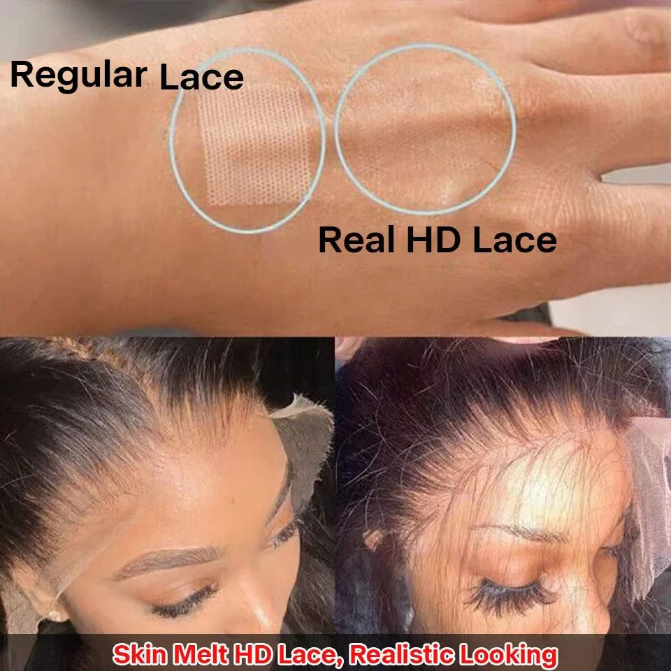 Rosslyn Straight Human Hair Wigs Bob 1b Black Wig 5x5 13x6 Hd Lace Frontal Wig Bleached Knoted Baby Hair Pre Plucked Flash Sale