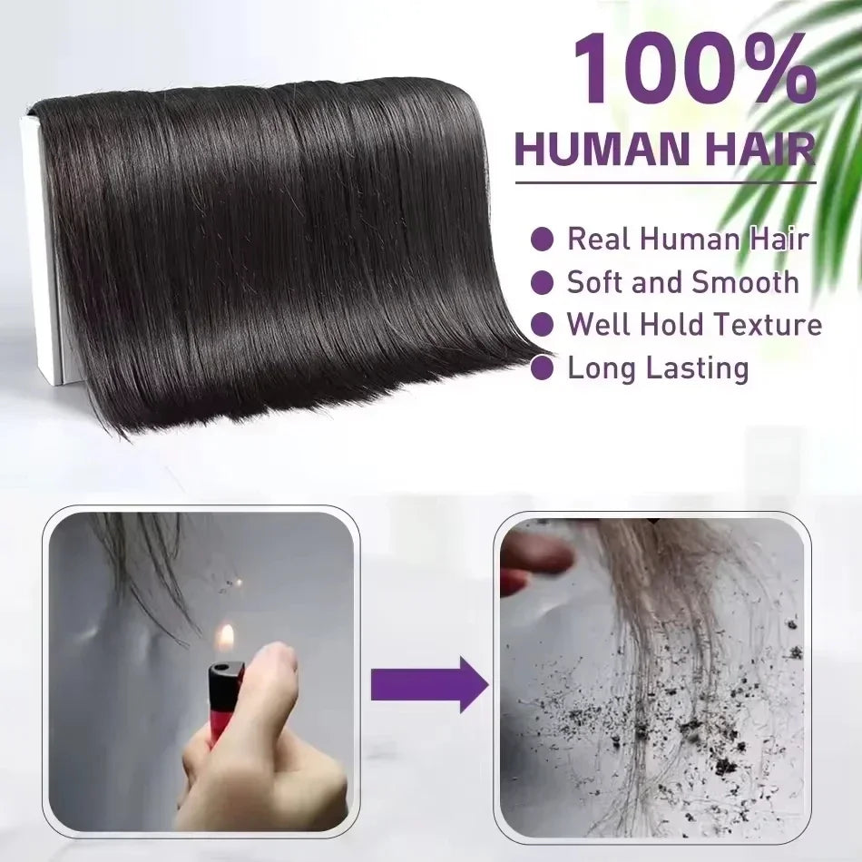 Rosabeauty 30 32 40 Inch Bundles 1 2 3 4 5 Bone Straight Brazilian Remy Human Hair Bundles Raw Extensions Tissage For Women