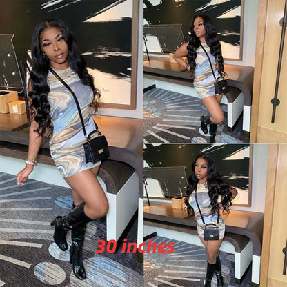 Body Wave Bundles Human Hair 1/3/4 Bundles 100% Human Hair Natural Black Color Brazilian Virgin Weave Bundles Hair Extensions