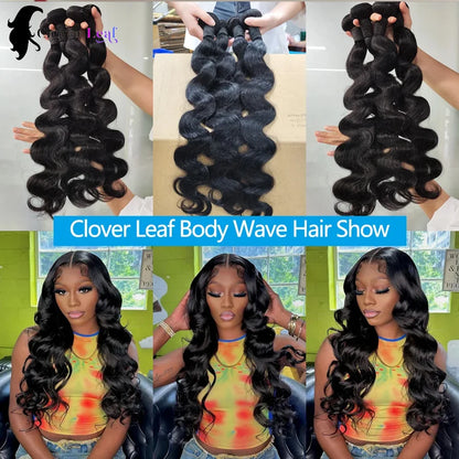 12A 24inch Body Wave Human Hair Bundles 100% Brazilian Raw Human Hair 1/3/4 Bundles for Women Thick Bundles 3 Days Delivery