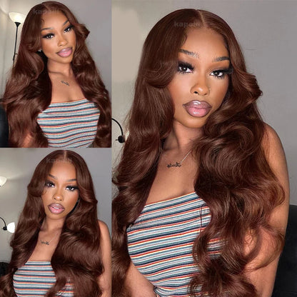 Unprocessed Brazilian Body Wave Human Hair Bundles HD Frontal/Closure Invisible Melt Skin Lace 4x4 13x4 100% Raw Remy Hair Weave