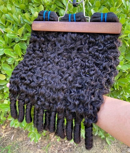 PerisModa Burmese Curly Bundles 100% Human Hair Bundles Virgin Weave Human Hair Extensions Curly Ends 1/3/4 Pcs Natural Color
