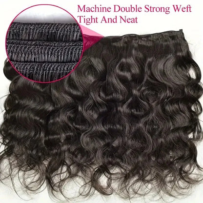 Body Wave Bundles Human Hair Natural Black Brazilian Hair Weave Bundles Human Hair Extensions 1 3 4 PCS Bundles