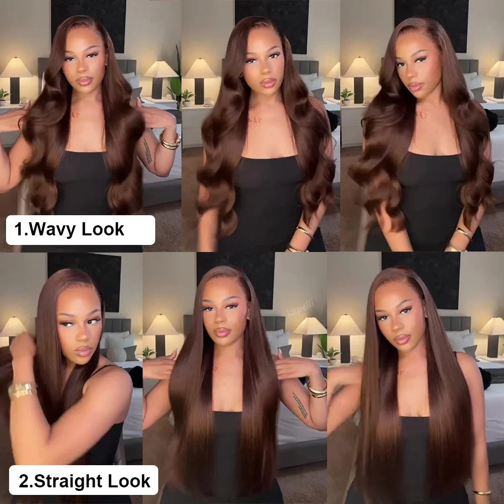 Unprocessed Brazilian Body Wave Human Hair Bundles HD Frontal/Closure Invisible Melt Skin Lace 4x4 13x4 100% Raw Remy Hair Weave