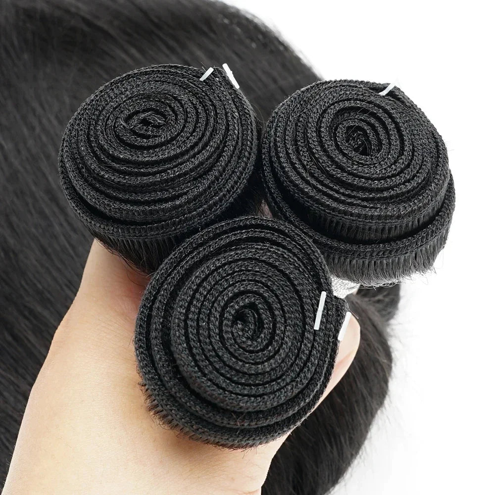 Rosabeauty 30 32 40 Inch Bundles 1 2 3 4 5 Bone Straight Brazilian Remy Human Hair Bundles Raw Extensions Tissage For Women