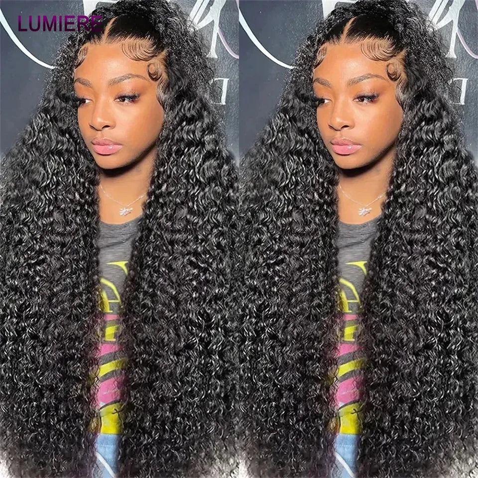 Water Wave Bundle With Closure Wet and Wavy Curly 100% Virgin Raw Jerry Curly Human Hair Bundle With Frontal Hair Extension 18A