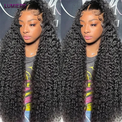 Water Wave Bundle With Closure Wet and Wavy Curly 100% Virgin Raw Jerry Curly Human Hair Bundle With Frontal Hair Extension 18A