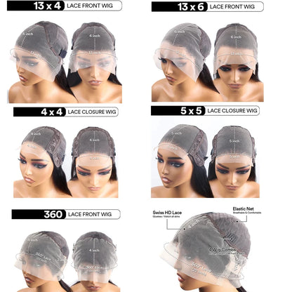 360 Full Lace Wig 30 40 Inch Bone Straight Human Hair Wigs 13x6 Hd Transparent Lace Front Pre Plucked Brazilian Hair For Women