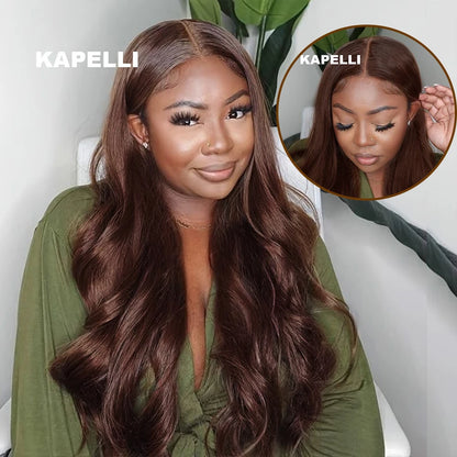 Unprocessed Brazilian Body Wave Human Hair Bundles HD Frontal/Closure Invisible Melt Skin Lace 4x4 13x4 100% Raw Remy Hair Weave