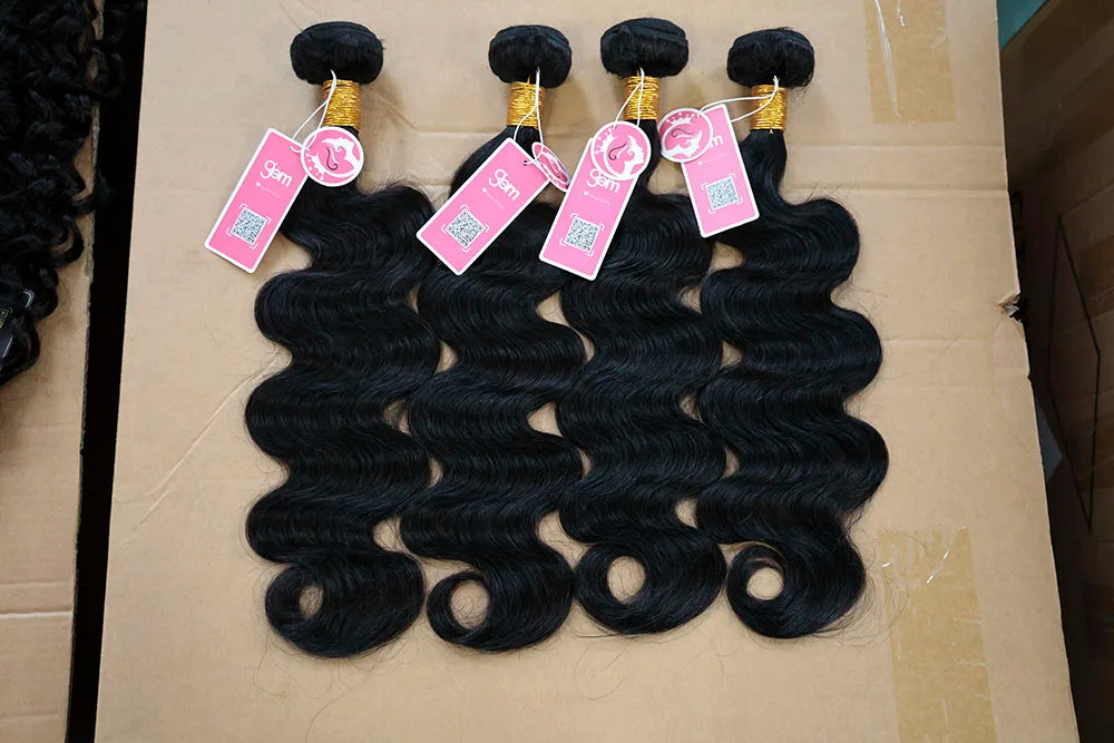 Body Wave Bundles Human Hair 1/3/4 Bundles 100% Human Hair Natural Black Color Brazilian Virgin Weave Bundles Hair Extensions