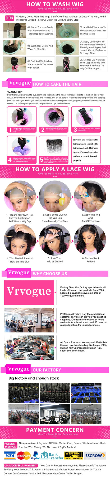 5x5 Glueless Deep Wave Ready to Wear Lace Clousure Wig Human Hair Pre Plucked 6x4 Curly Brazilian Transparent Lace Frontal Wigs