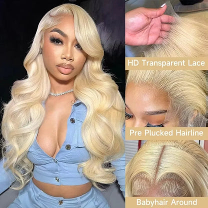 40 44 Inch Raw Wet And Wavy HD Lace Frontal Wig 13x4 13x6 200Density Black Pre Plucked Body Wave Lace Front Real Human Hair Wigs