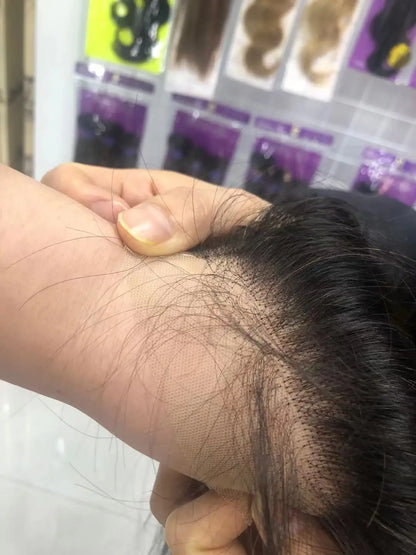 Deep Wave Human Hair Bundles with Closure 4x4 13x4 HD Lace Brazilian Remy Unprocessed Weaving Curly Hair Bundles Extensions Deal