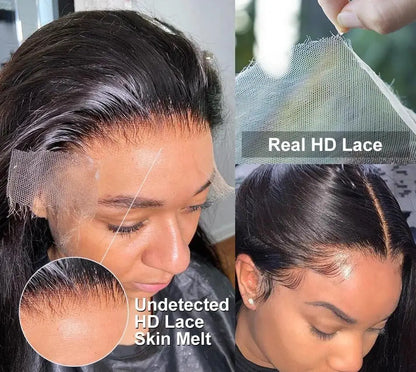 HD Transparent 13x4 13x6 Body Wave Lace Front Wig Pre Plucked 360 Lace Frontal Wig Human Hair Wigs For Women 5x5 Wig 200 Density