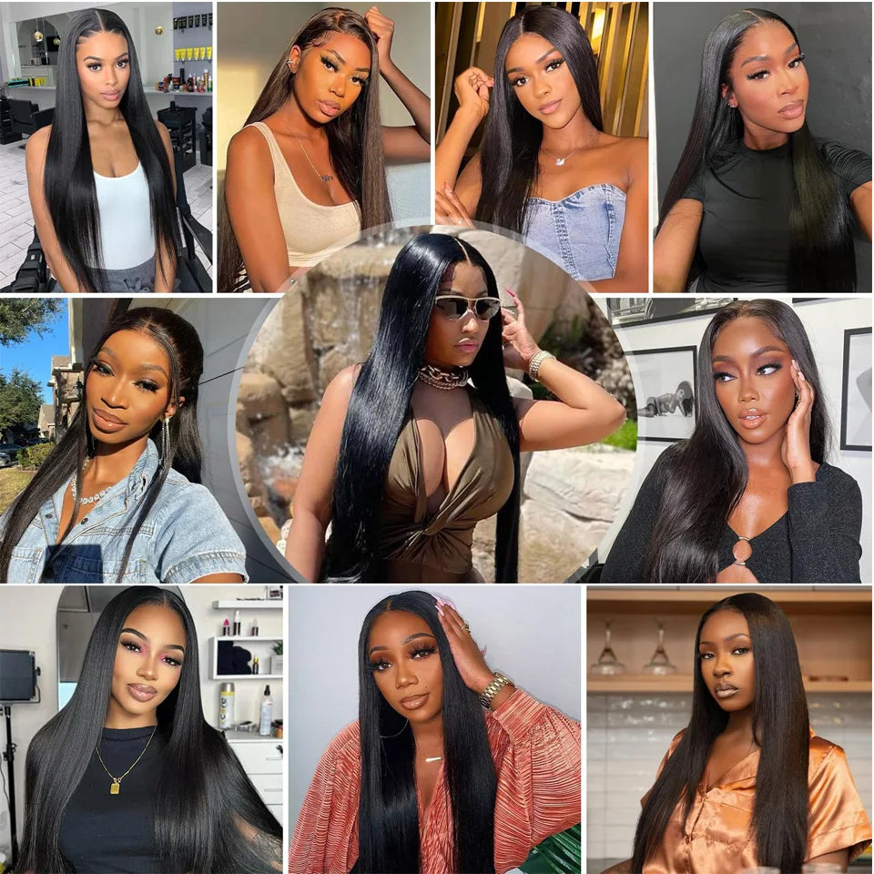Pre Cut Lace Wig Human Hair Ready to Wear Transparent 13x4/13x6 Lace Front Human Hair Pre Plucked Pre Cut 5X5 Lace Closure Wig