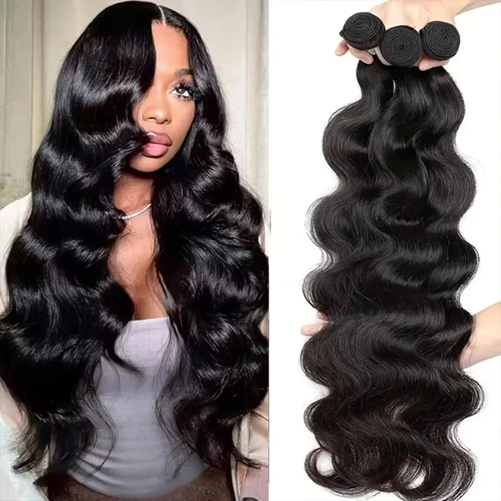 12A Body Wave Human Hair Bundles 40 Inch Human Hair Unprocessed Brazilian Virgin 3 4 Pcs Raw Hair Bundles Weave Extensions