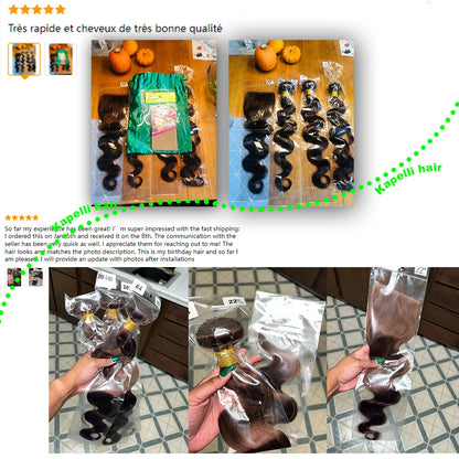 Unprocessed Brazilian Body Wave Human Hair Bundles HD Frontal/Closure Invisible Melt Skin Lace 4x4 13x4 100% Raw Remy Hair Weave
