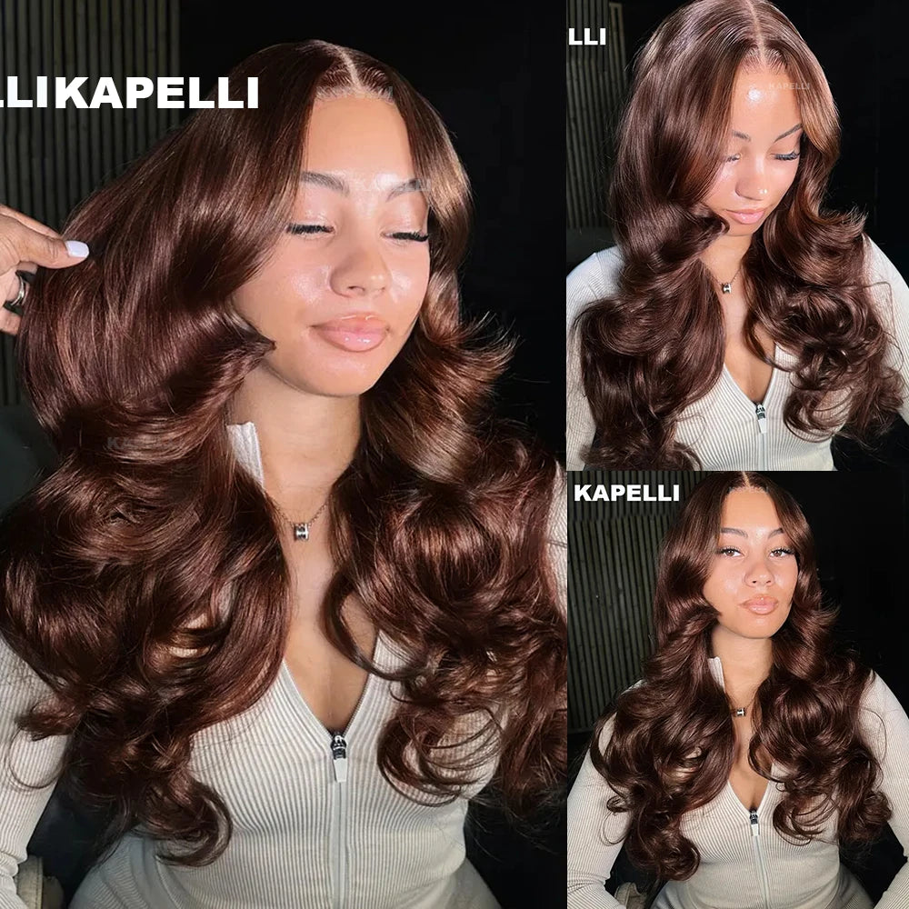Unprocessed Brazilian Body Wave Human Hair Bundles HD Frontal/Closure Invisible Melt Skin Lace 4x4 13x4 100% Raw Remy Hair Weave
