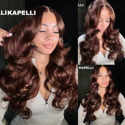 Unprocessed Brazilian Body Wave Human Hair Bundles HD Frontal/Closure Invisible Melt Skin Lace 4x4 13x4 100% Raw Remy Hair Weave