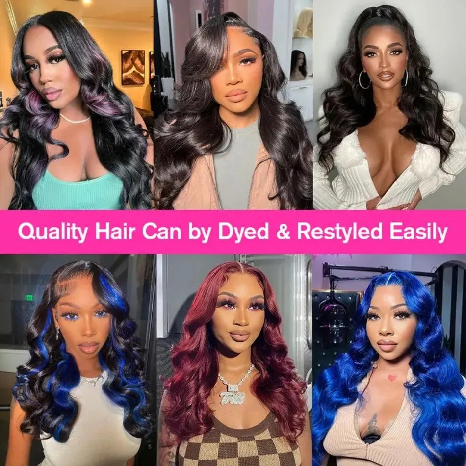 Body Wave Human Hair Wigs Glueless Lace Frontal Wigs 5X5 Hd Lace Closure Wigs Pre Cut Brazilian For Women 220 Density 30 32 Inch