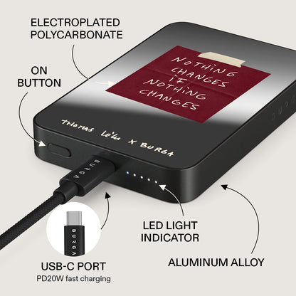 Nothing Changes - Magnetic Power Bank