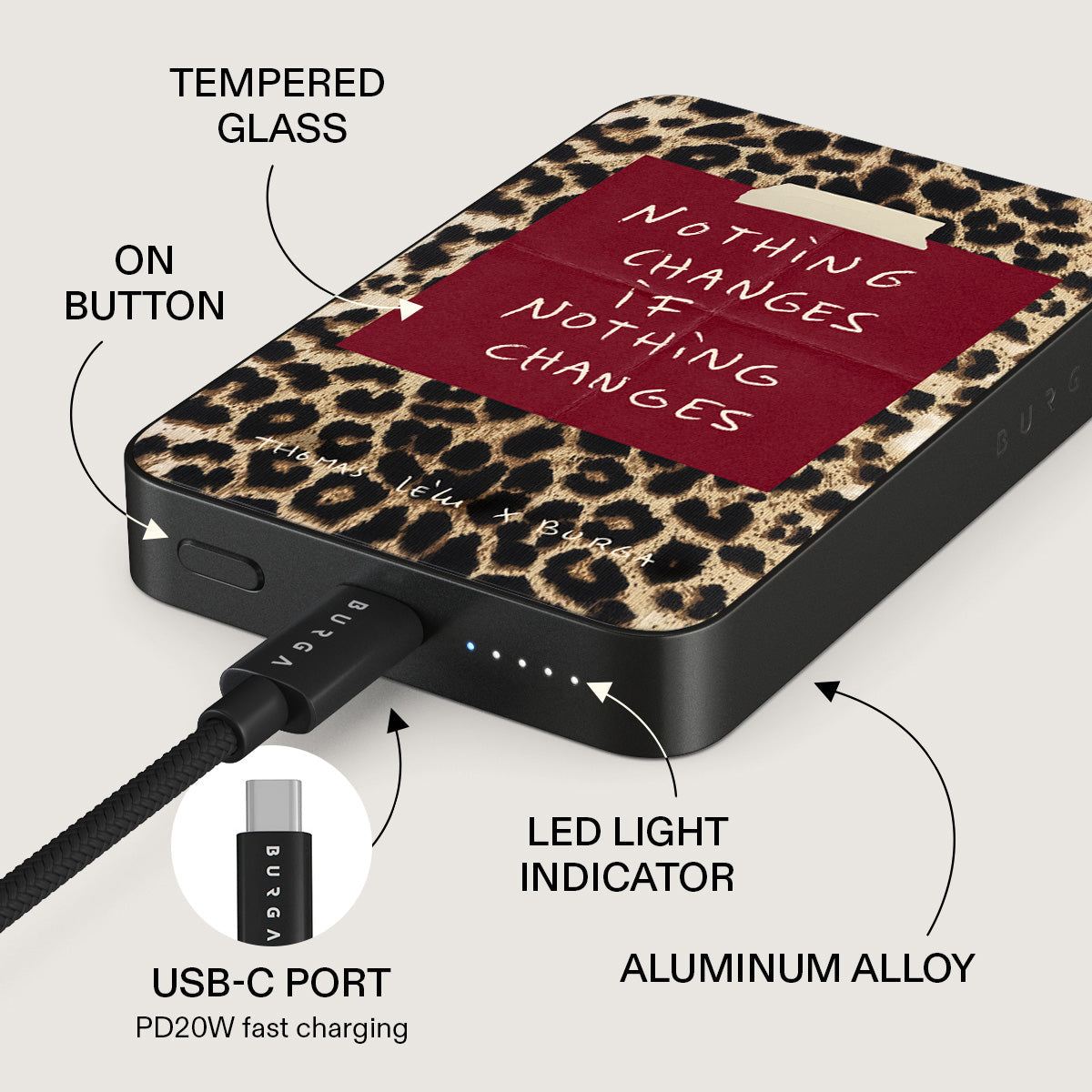 Nothing Changes - Magnetic Power Bank