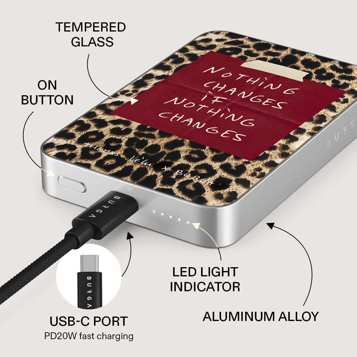 Nothing Changes - Magnetic Power Bank