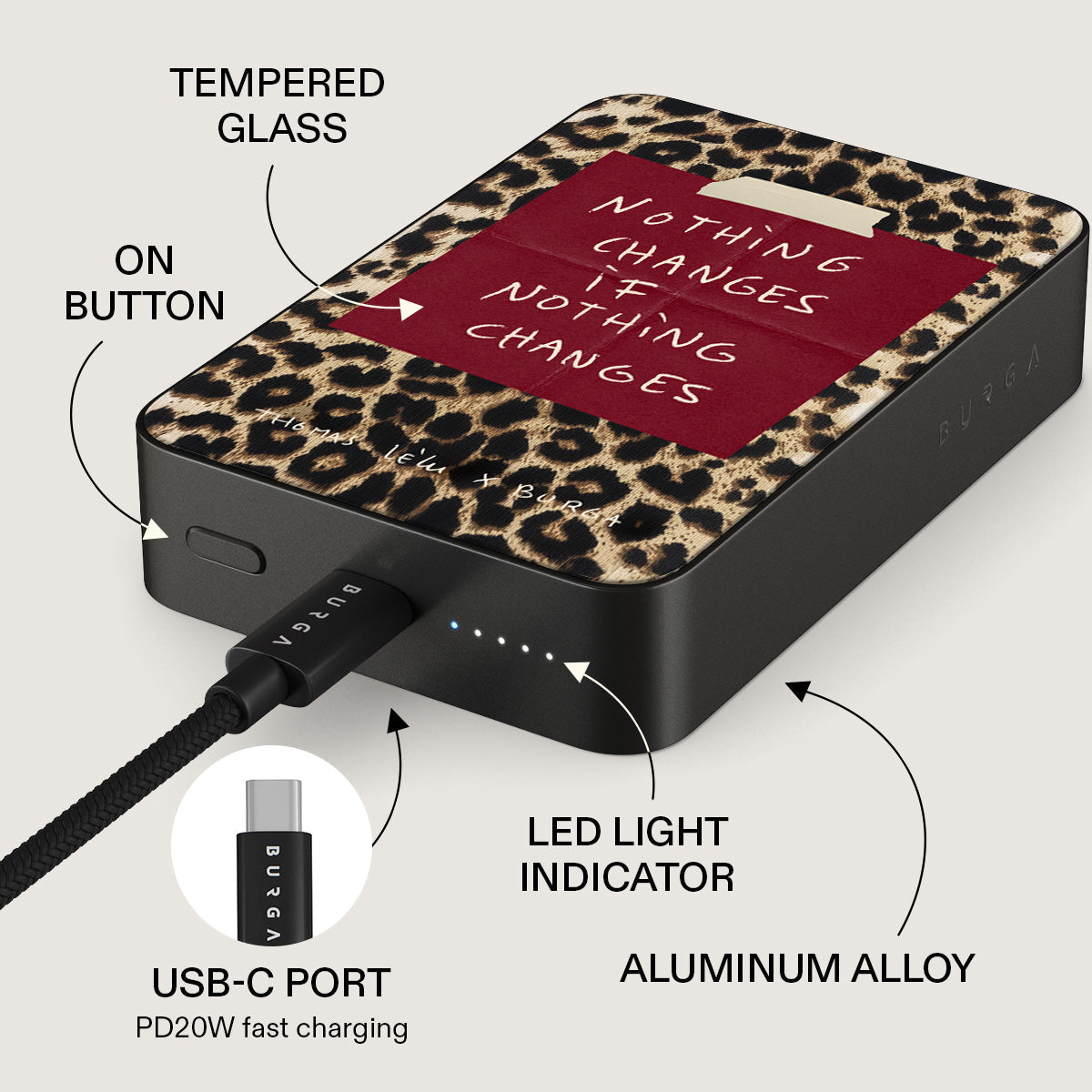 Nothing Changes - Magnetic Power Bank