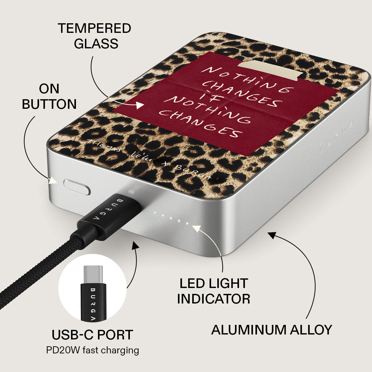 Nothing Changes - Magnetic Power Bank