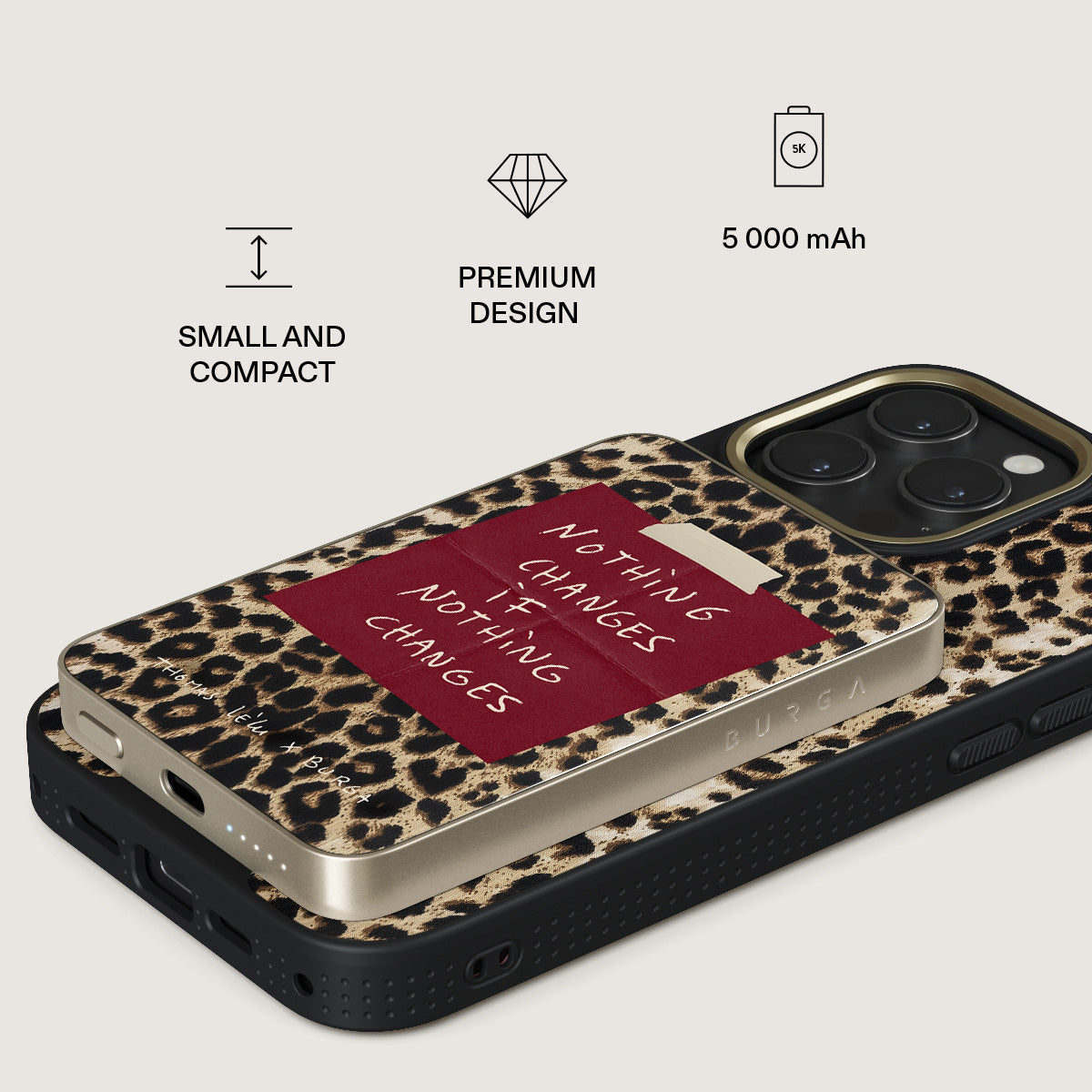 Nothing Changes - Magnetic Power Bank