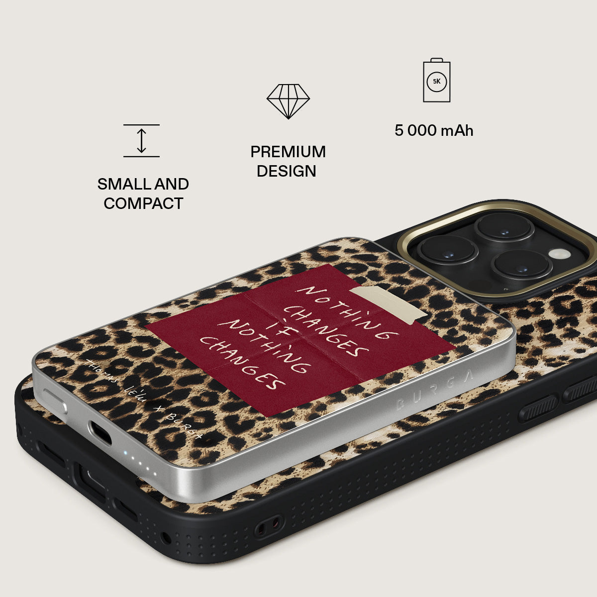 Nothing Changes - Magnetic Power Bank