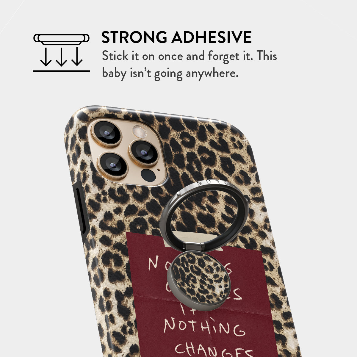Nothing Changes - Adhesive Ring Holder