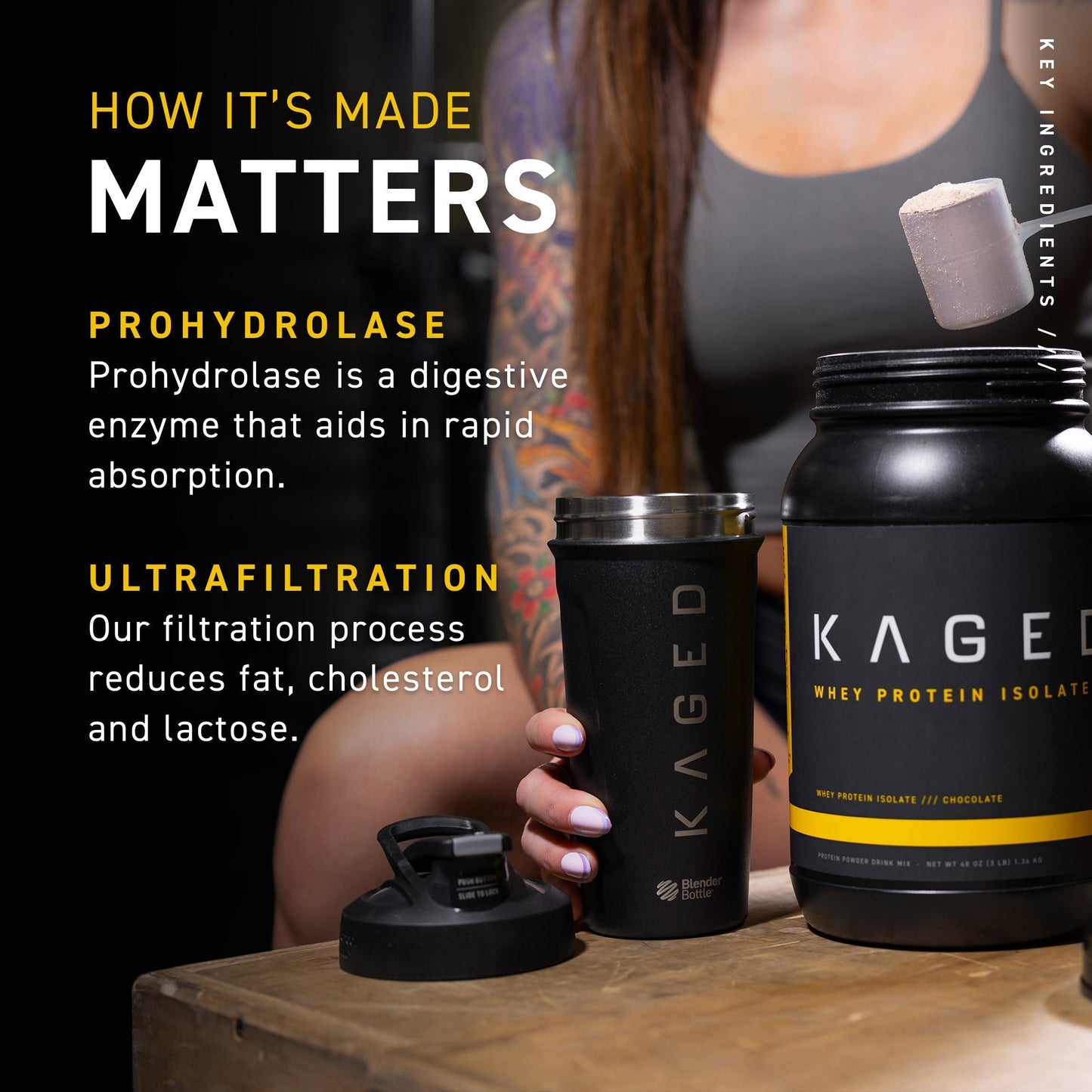 Kaged Whey Protein Isolate