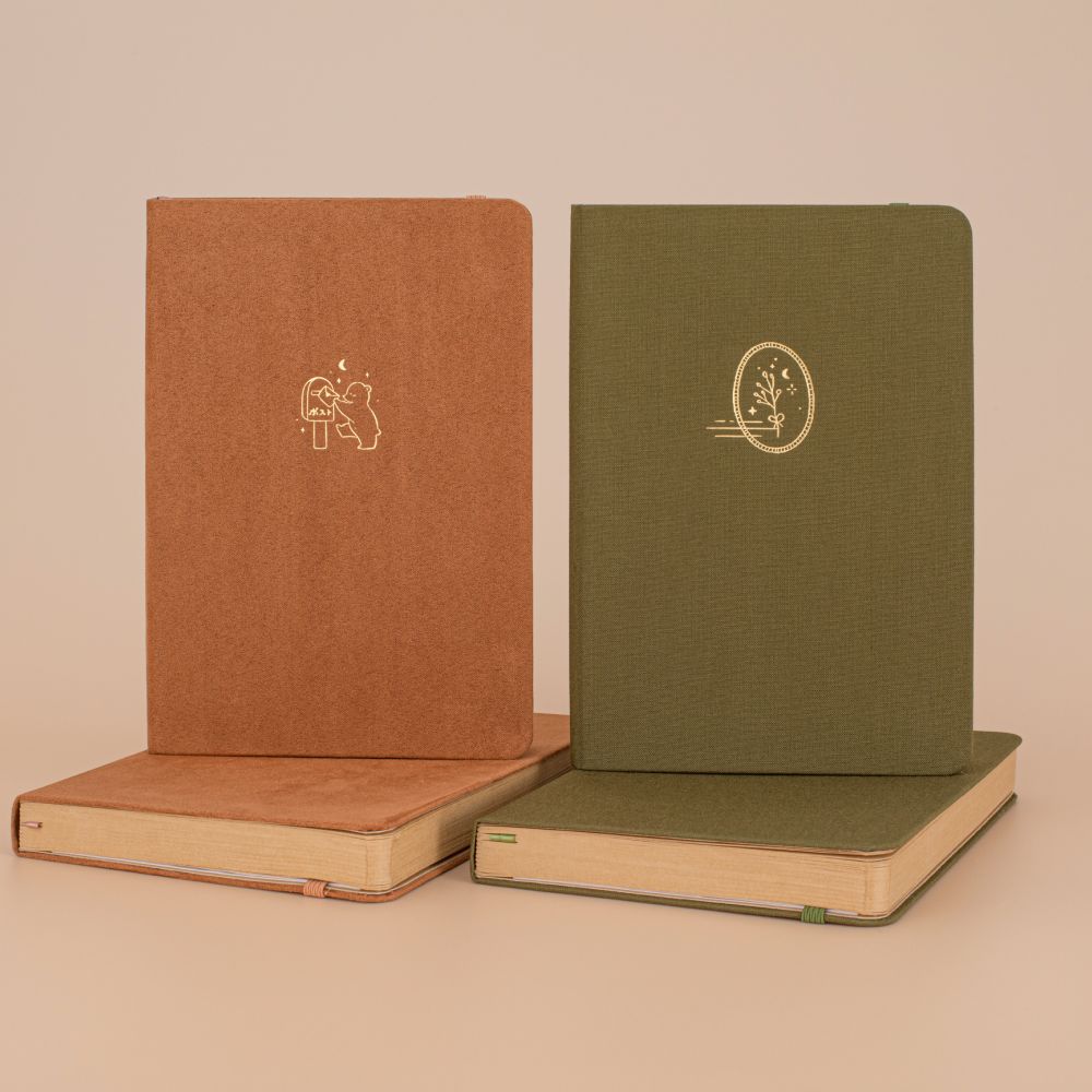 Tsuki ‘Cottage Friends’ Kraft Paper Limited Edition Bullet Journals ☾