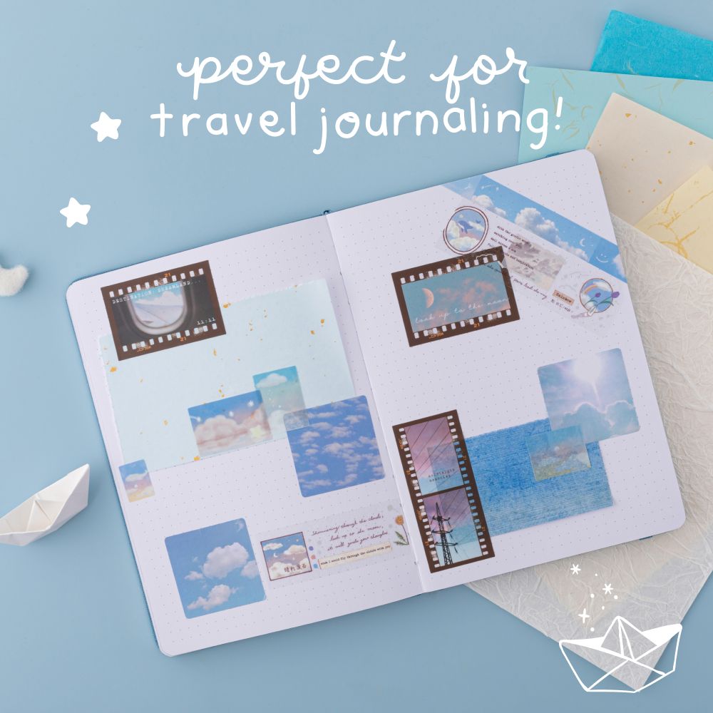 Tsuki ‘Cloud Dreamland’ Scrapbook Sticker Set ☾