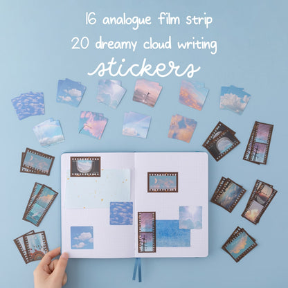 Tsuki ‘Cloud Dreamland’ Scrapbook Sticker Set ☾