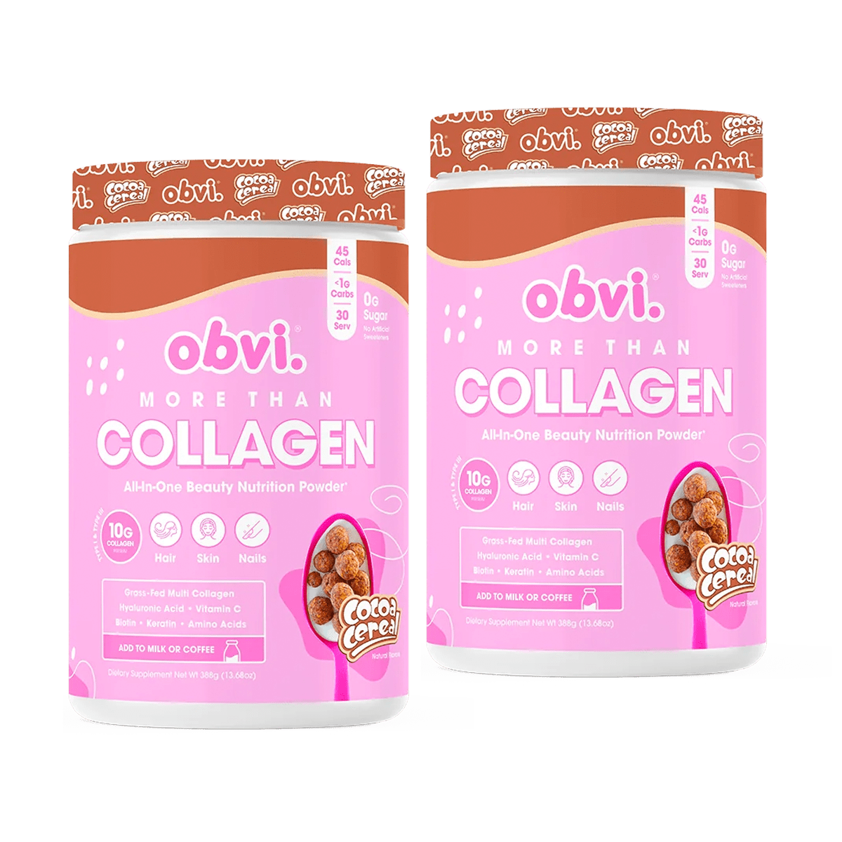 Obvi More Than Collagen | Cocoa Cereal