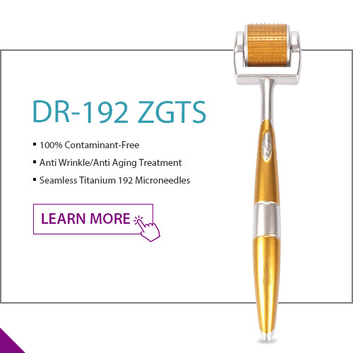 Advanced Collagen Boosting Micro Roller 192 Needles for Anti-Aging&Skin Tightening