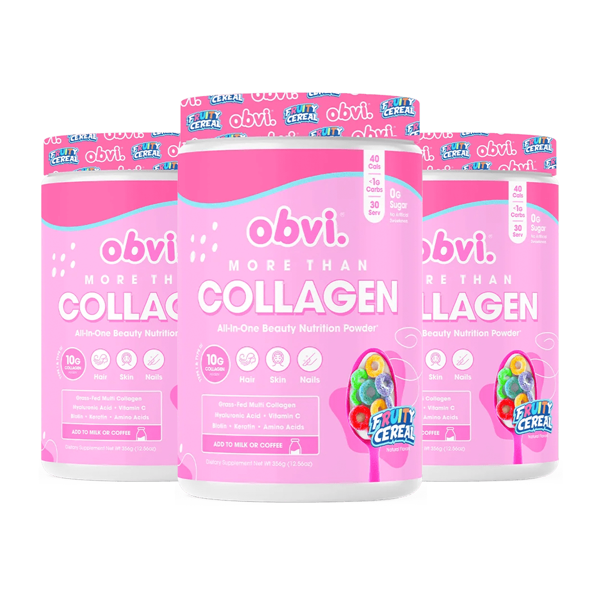 Obvi More Than Collagen | Fruity Cereal