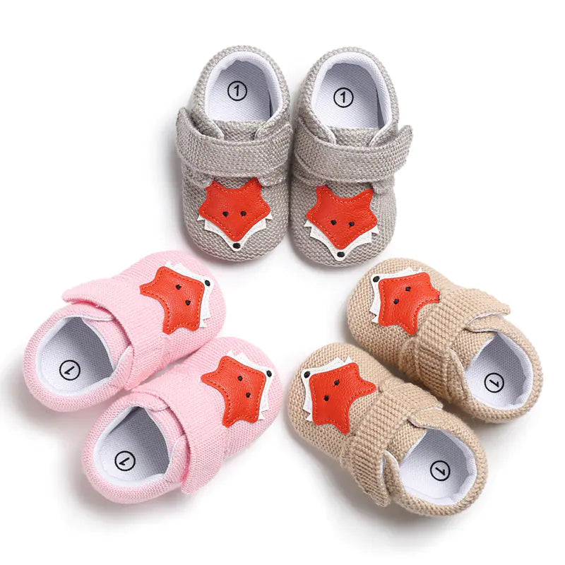 Soft Sole Cartoon Baby Shoes for 0-1 Year Olds