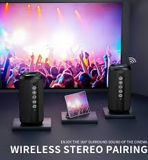 Premium Magnetic Wireless Bluetooth Speaker with HD Sound & IPX7 Waterproof Portable Outdoor Party Speaker Aluminum Alloy Body