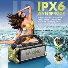 Bluetooths Speaker IPX6 Waterproof Speaker with HD Sound Portable Wireless Speakers for Home Party Outdoor Beach
