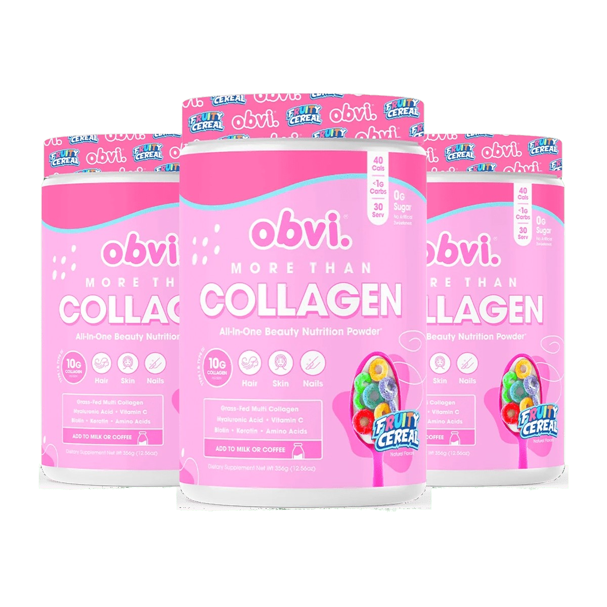 Obvi More Than Collagen | Fruity Cereal