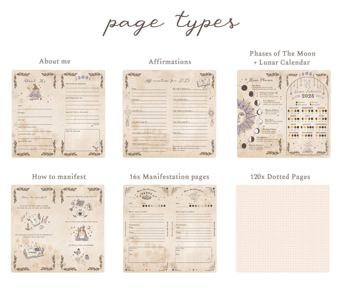 Tsuki ‘La Lune’ Collector's Edition Moon Planner Travel Notebook ☾